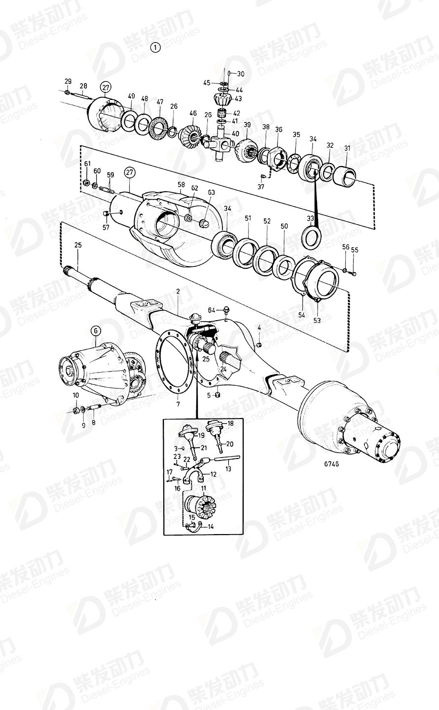 VOLVO Hexagon nut 192413 Drawing